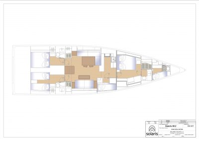 FASTSAILING GREECE SOLARIS60 INTERIOR LAYOUT