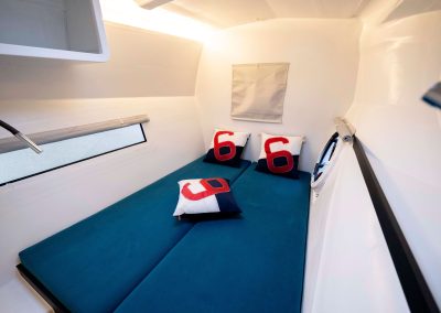 ORC57 front cabin for charter in Greece by Fastsailing