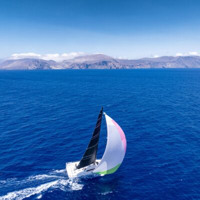 Aegean600: Pogo50 wins Double Handed! – Èlios active wear – Solaris Yachts Line charters – One-way charters – Brokerage – Train & Race